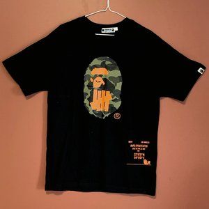 Bape X Undefeated Sport Is War Ape Head Tee